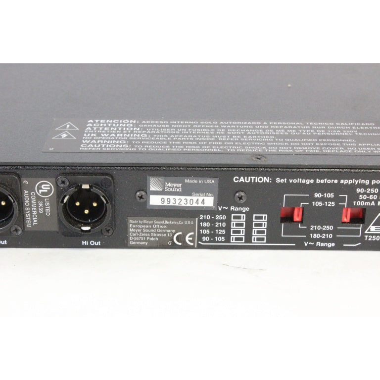 Meyer Sound S-1 Control Electronics Processor