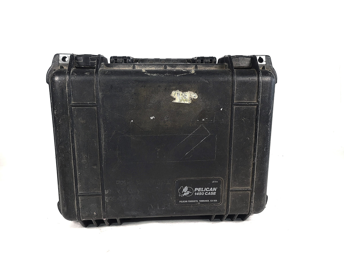 MicroFrame D8009 Video Time Code Sync Master w/ 3-Pin XLR Female To Male, Auxiliary to Male,Vrt2 Tracking Fitters, PSU, Battery Charger, (3) DC to TC-Out, in Pelican 1450 Hard Carry Case,