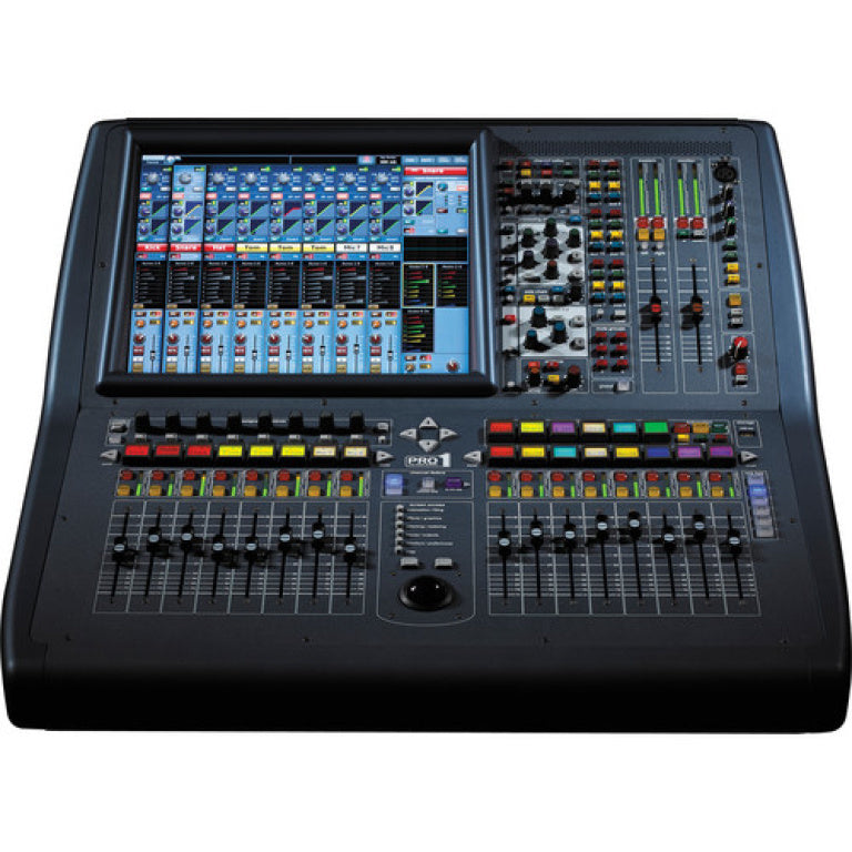 Midas PRO1-TP-UL Live Digital Console with 48 Input-Channels, 24 Midas Microphone Preamplifiers, 27 Mix Buses, 96 kHz Sample Rate and Touring Grade Road Case