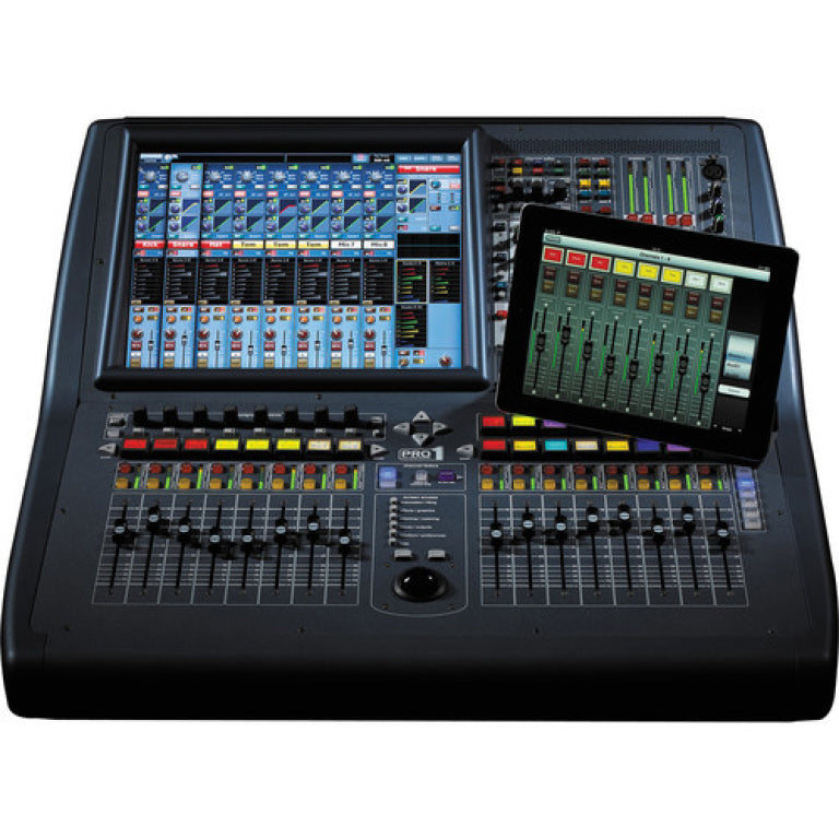 Midas PRO1-TP-UL Live Digital Console with 48 Input-Channels, 24 Midas Microphone Preamplifiers, 27 Mix Buses, 96 kHz Sample Rate and Touring Grade Road Case
