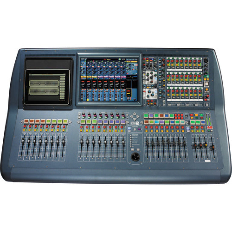 Midas PRO2-CC-TP-UL Live Digital Console Control Centre with 64 Input-Channels, 8 Midas Microphone Preamplifiers, 27 Mix Buses, 96 kHz Sample Rate and Touring Grade Road Case