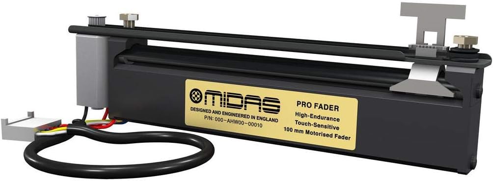 Midas PRO FADER (200 MM) Set of 5 High-Endurance, Touch-Sensitive 100 mm Motorised Faders (200 mm Cable)
