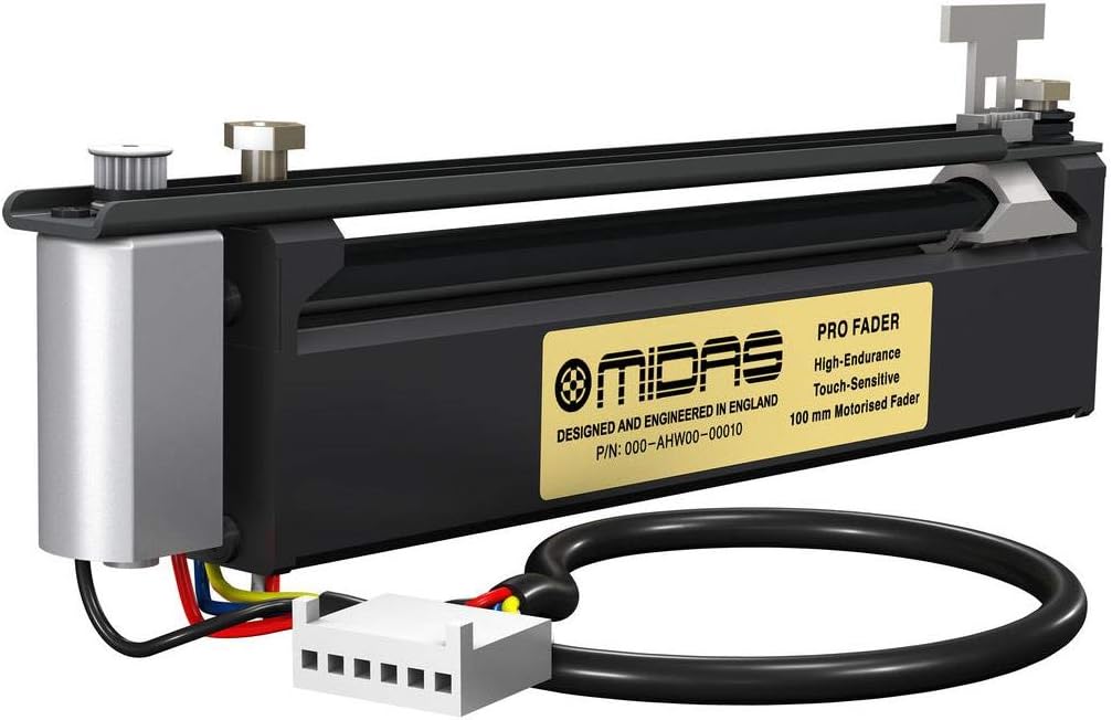 Midas PRO FADER (200 MM) Set of 5 High-Endurance, Touch-Sensitive 100 mm Motorised Faders (200 mm Cable)
