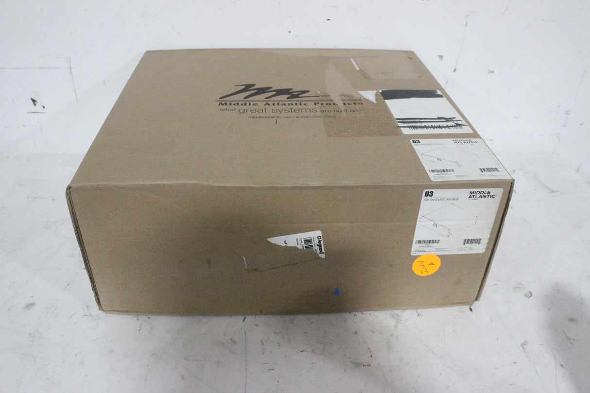 Middle Atlantic D3 3SP Anodized Heavy Duty Rack Drawer