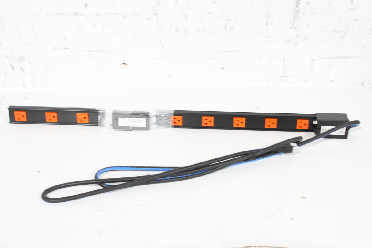 Middle Atlantic PDT-1015C-NS 15-Amp PDT Thin Power Strip w/ (10) Outlets and NEMA 5-15p Plug