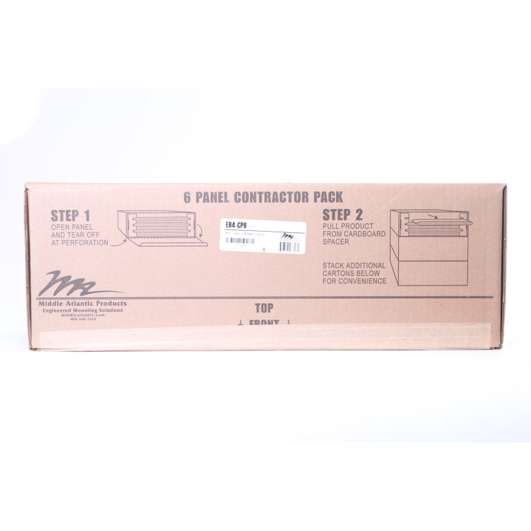 Middle Atlantic EB4-CP6 6 Panel Contractor Pack