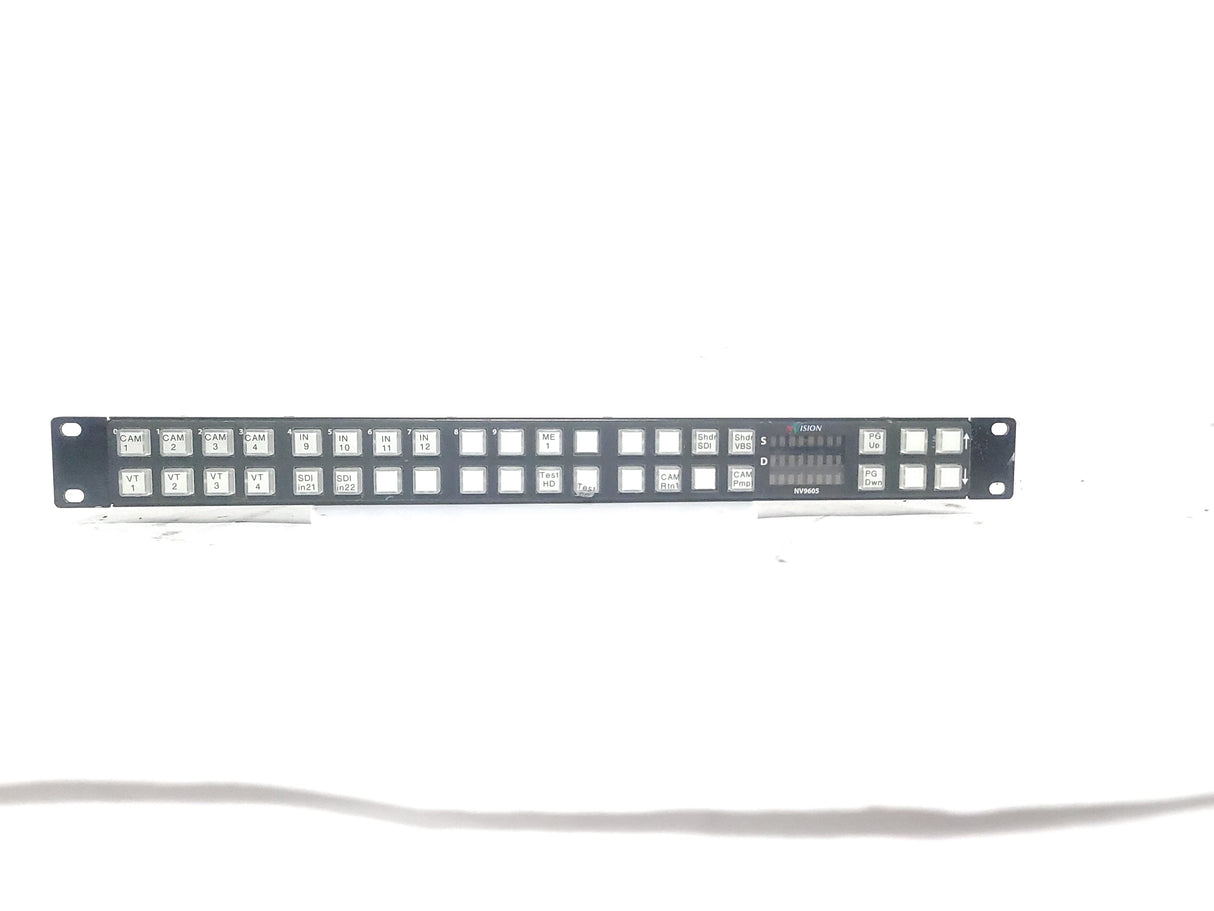 Miranda NVision NV9605 1RU Multimode Paging Shallow Control Panel