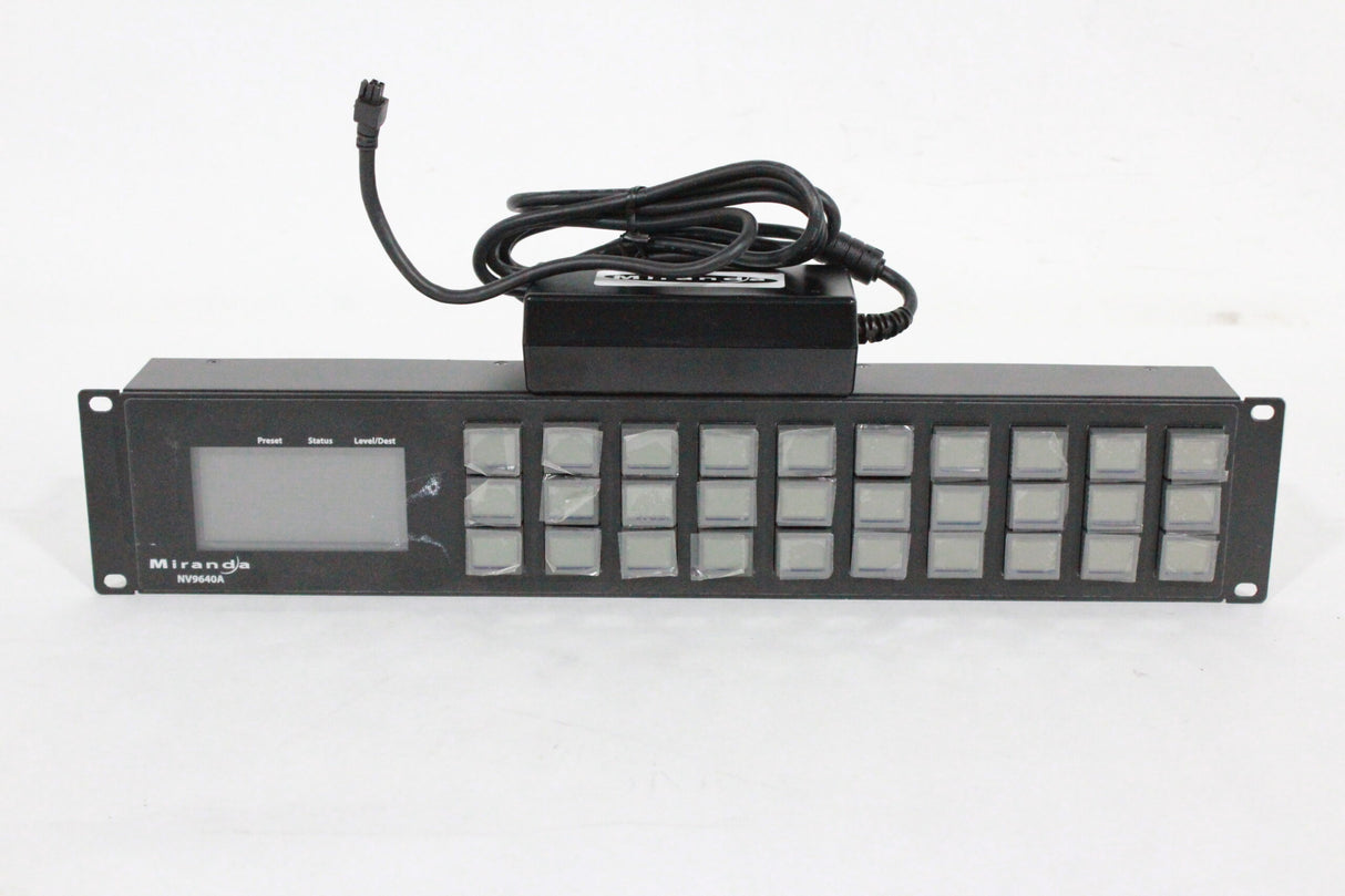 Miranda NV9640A 2 RU LCD X-Y Control Panel