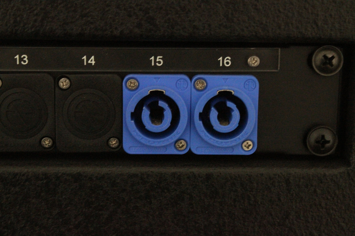 Mobile Production Desk w/ Snell & Wilcox Kahuna Digital Switcher (9648200), Snell & Wilcox Kahuna Panel (9658100), Snell & Wilcox 9648700 Monitor Display, Nevion SL-32XY-CP 32x32 Digital Audio Router RU, 2RU Double Sided Hard Case