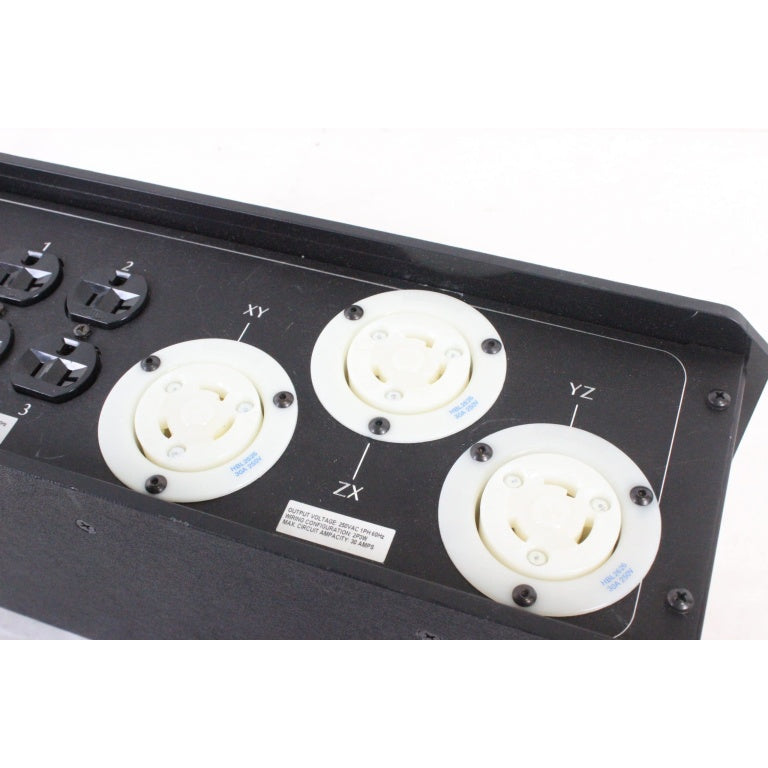 Motion Laboratories 1104-2-DD-050-0012 L14-30 In/Thru, Aux Edison Duplex @15A, (8) Edsion Duplex (Breakered @ 20A)