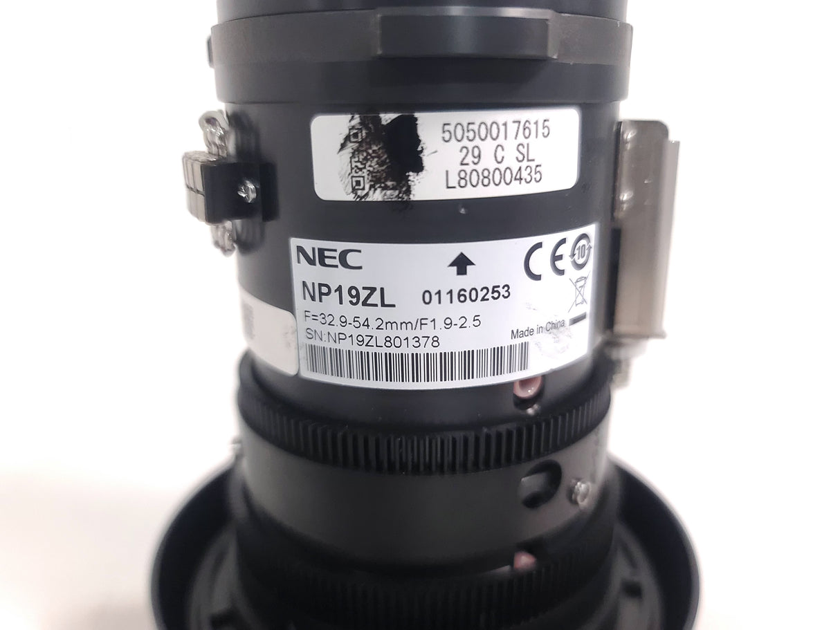 NEC NP19ZL 2.22–3.67:1 Projector Zoom Lens