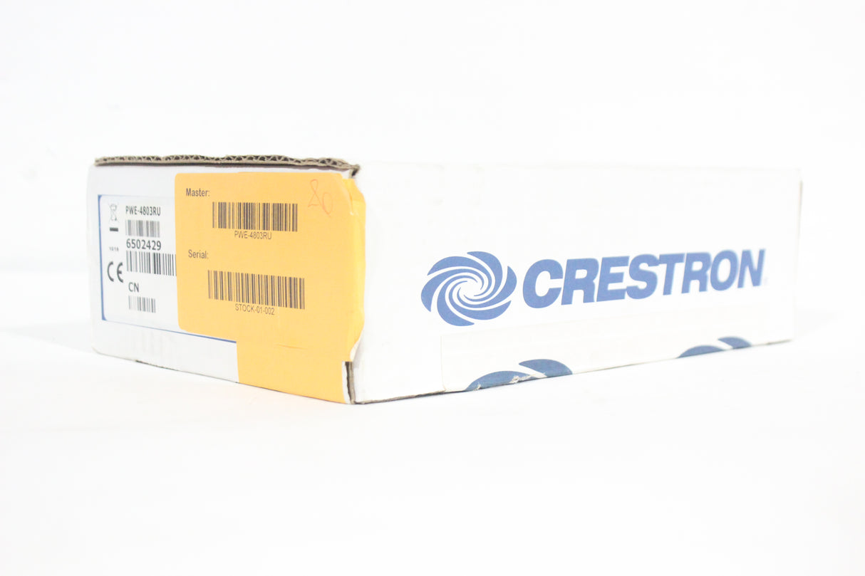 (NEW-Open Box) Crestron PWE-4803RU PoE Injector 6502429 Power Over Ethernet