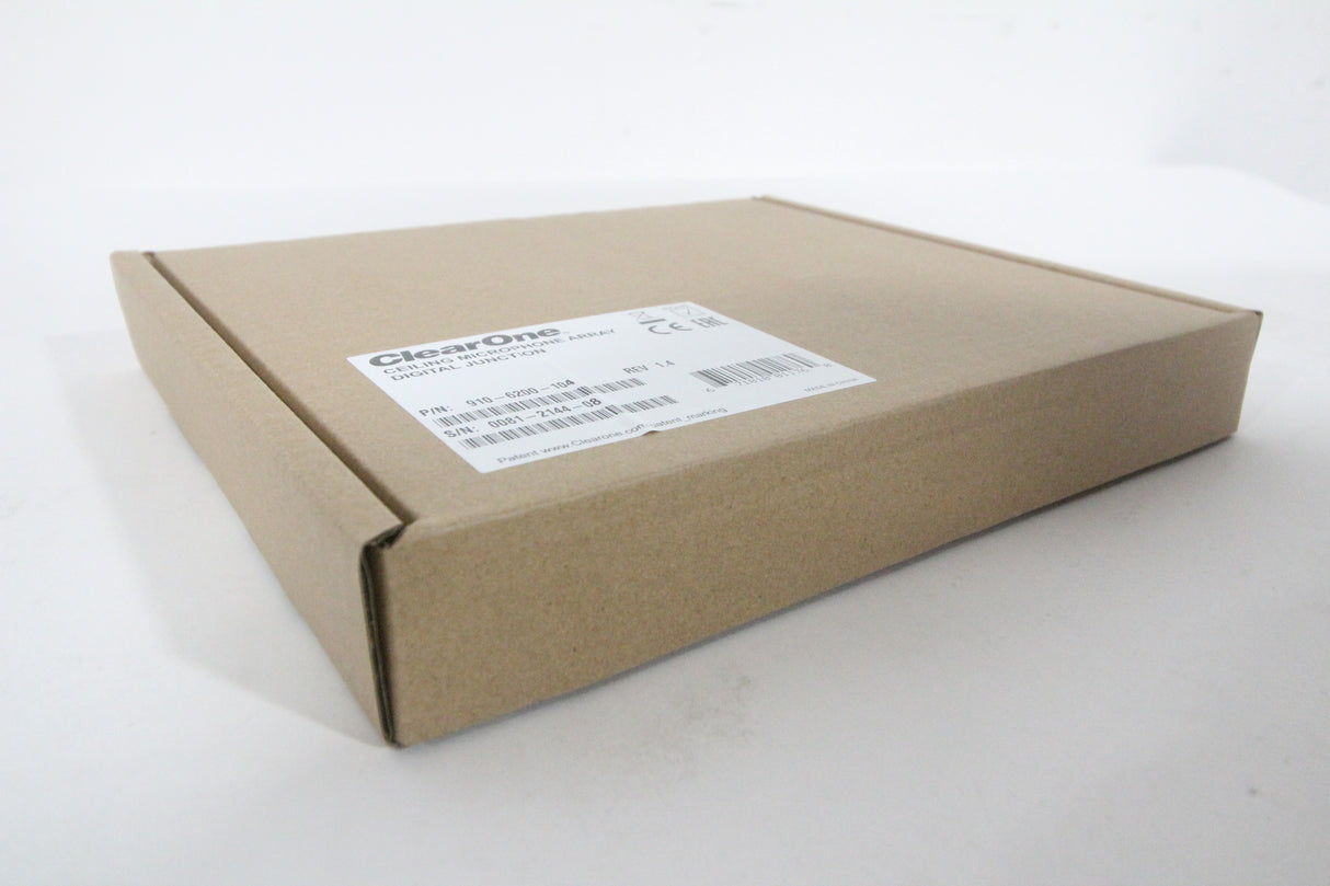 (NEW) ClearOne Ceiling Mic Array Digital Junction Box w/ Dante
