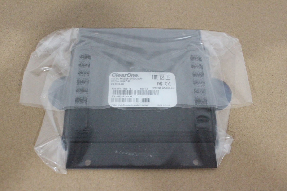 (NEW) ClearOne Ceiling Mic Array Digital Junction Box w/ Dante