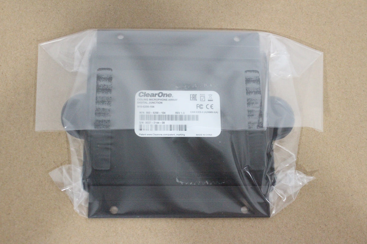 (NEW) ClearOne Ceiling Mic Array Digital Junction Box w/ Dante