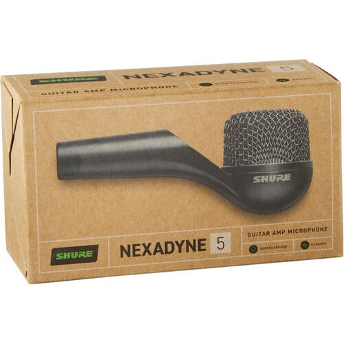 Shure Nexadyne 5 Supercardioid Dynamic Guitar Amp Microphone, Black