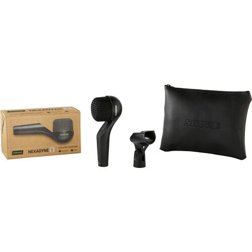 Shure Nexadyne 5 Supercardioid Dynamic Guitar Amp Microphone, Black