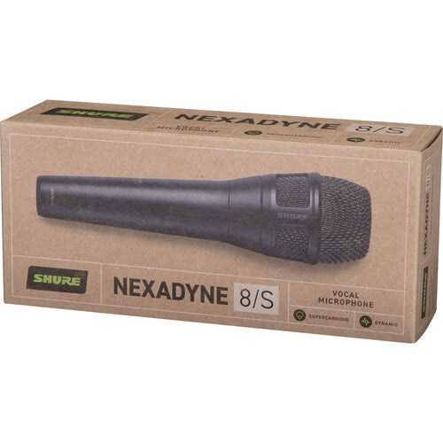 Shure (NXN8/S) Nexadyne 8/S Supercardioid Revonic Handheld Vocal Microphone (Black)