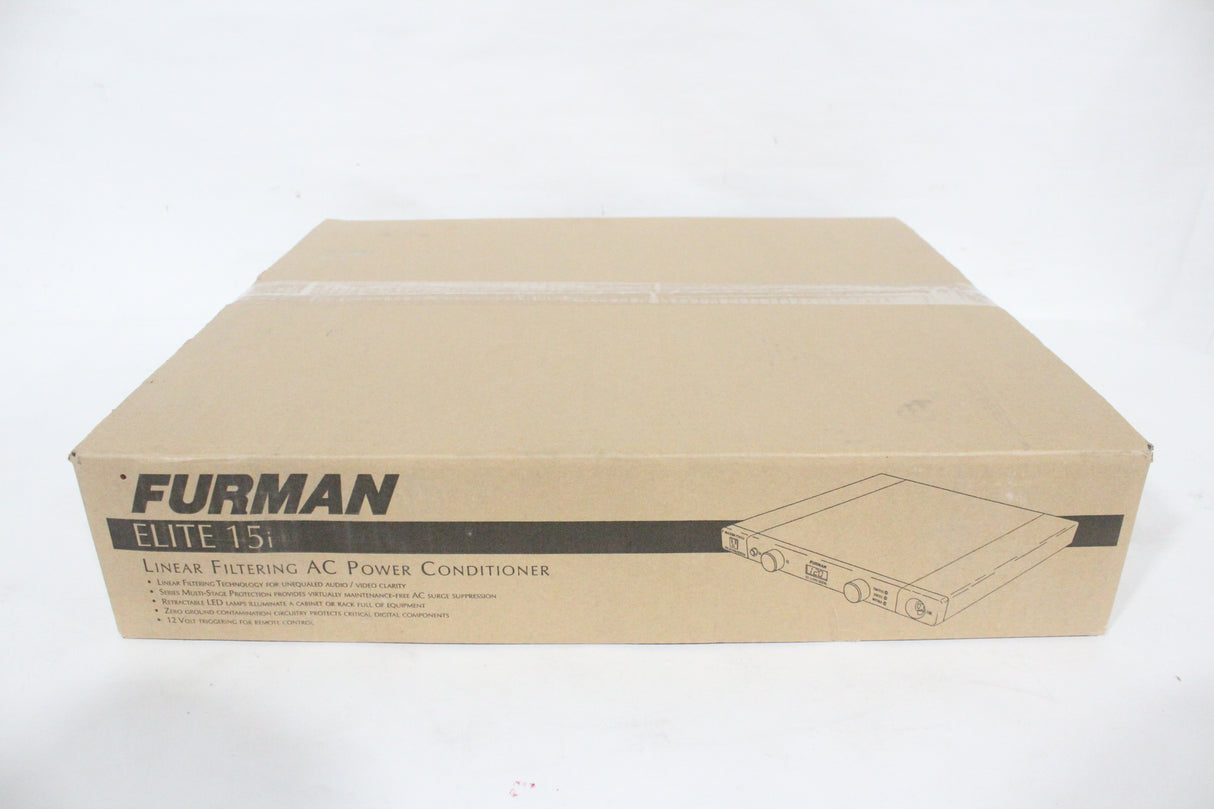 (New-Open Box) Furman Elite 15i Linear Filtering AC Power Conditioner