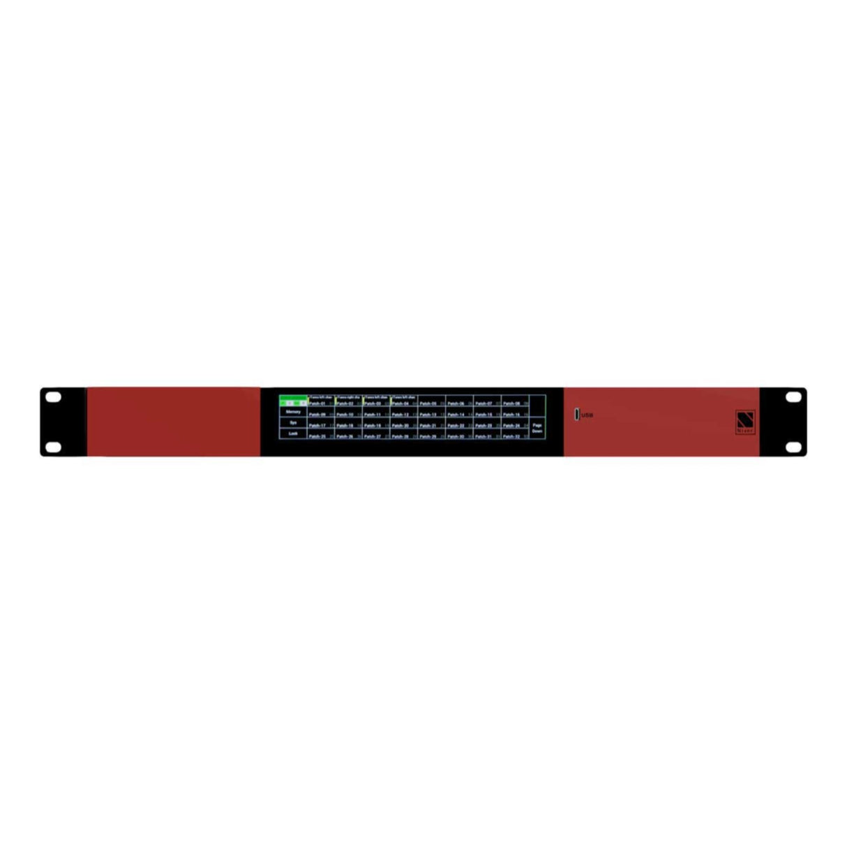 Nixer RP64EQ Dante Patch Panel w/ LCD Screen