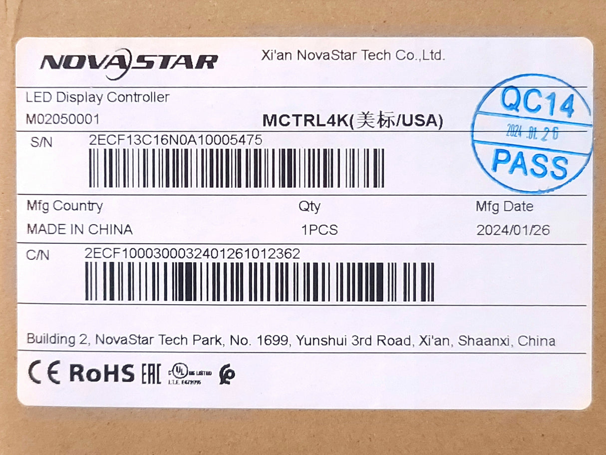 Novastar MCTRL4K Processor (New)