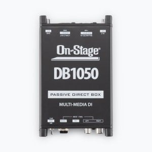 On-Stage DB1050 Passive Multimedia DI Box with Stereo-to-Mono Summing