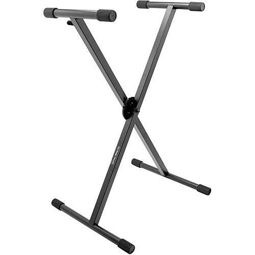 On-Stage KS7290 ERGO-LOK Single-X Keyboard Stand with Welded Construction