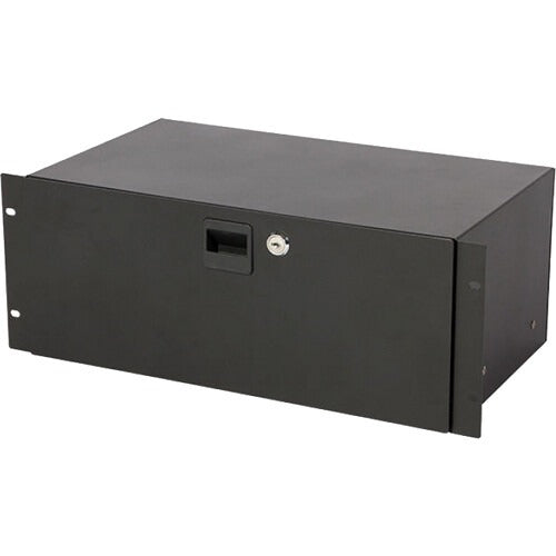 (NEW) On-Stage RDLS4000 4U Locking Rack Drawer (Shallow)