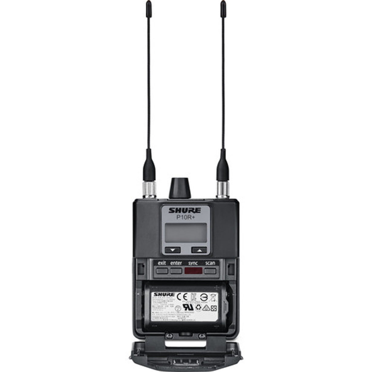 Shure P10R+ Wireless Bodypack Receiver (H22: 518 to 584 MHz)