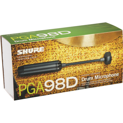 Shure PGA98D-LC Cardioid Condenser Drum Microphone (Less Cable)