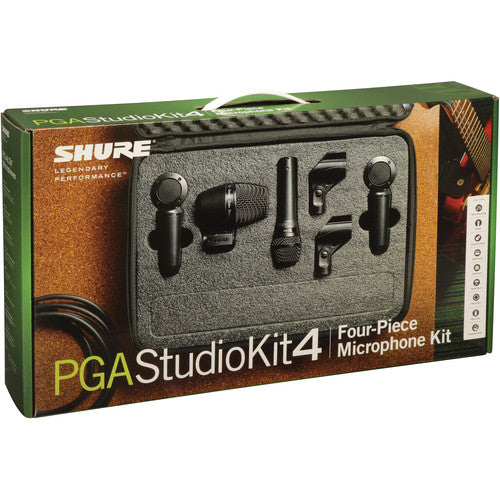 Shure PGAStudioKit4 4-Piece Studio Microphone Kit