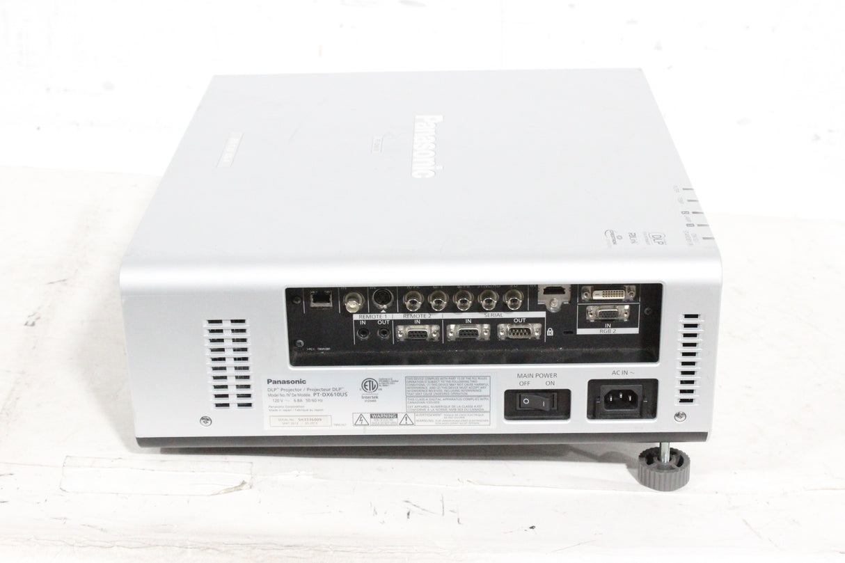 Panasonic PT-DX610US 6,500 Lumens XGA Large Venue Projector