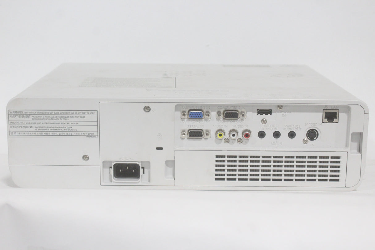 Panasonic PT-VX510 5,500 Lumens XGA Large Venue Projector (760 Lamp Hours)