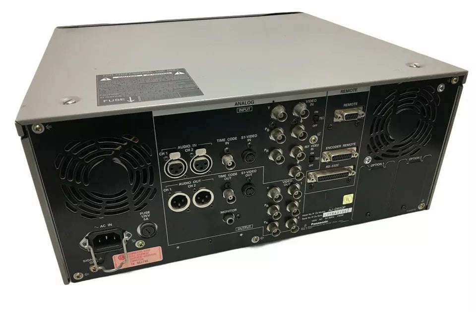 Panasonic AJ-D650P Digital Video Cassette Recorder