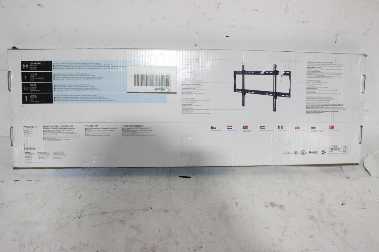 Peerless SF650P SmartMount Universal Flat Wall Mount for 39"-75" Displays in Original Box