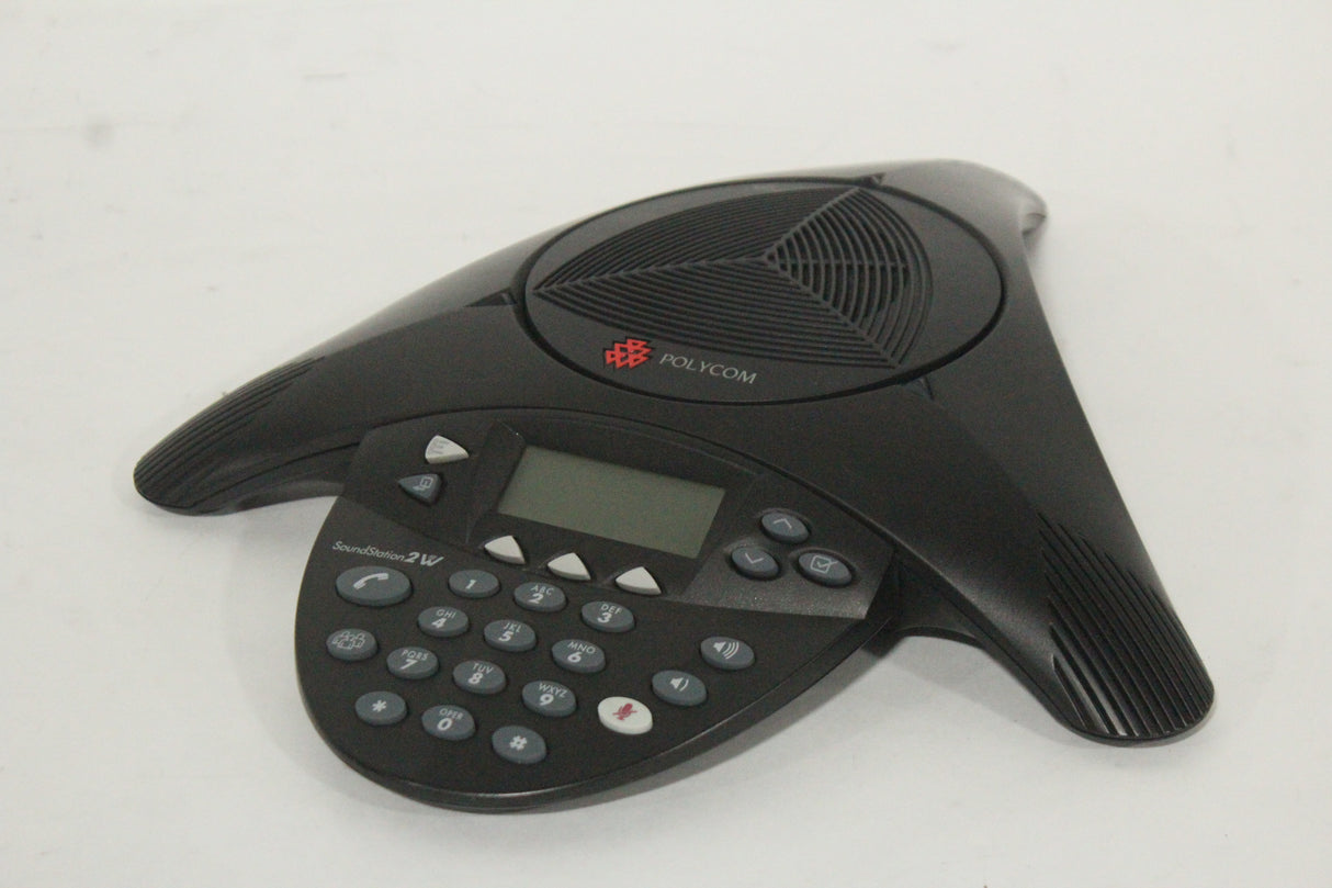 Polycom SoundStation 2W EX DECT Conference Phone w/ (2) Expandable Microphones in Pelican 1550 Case