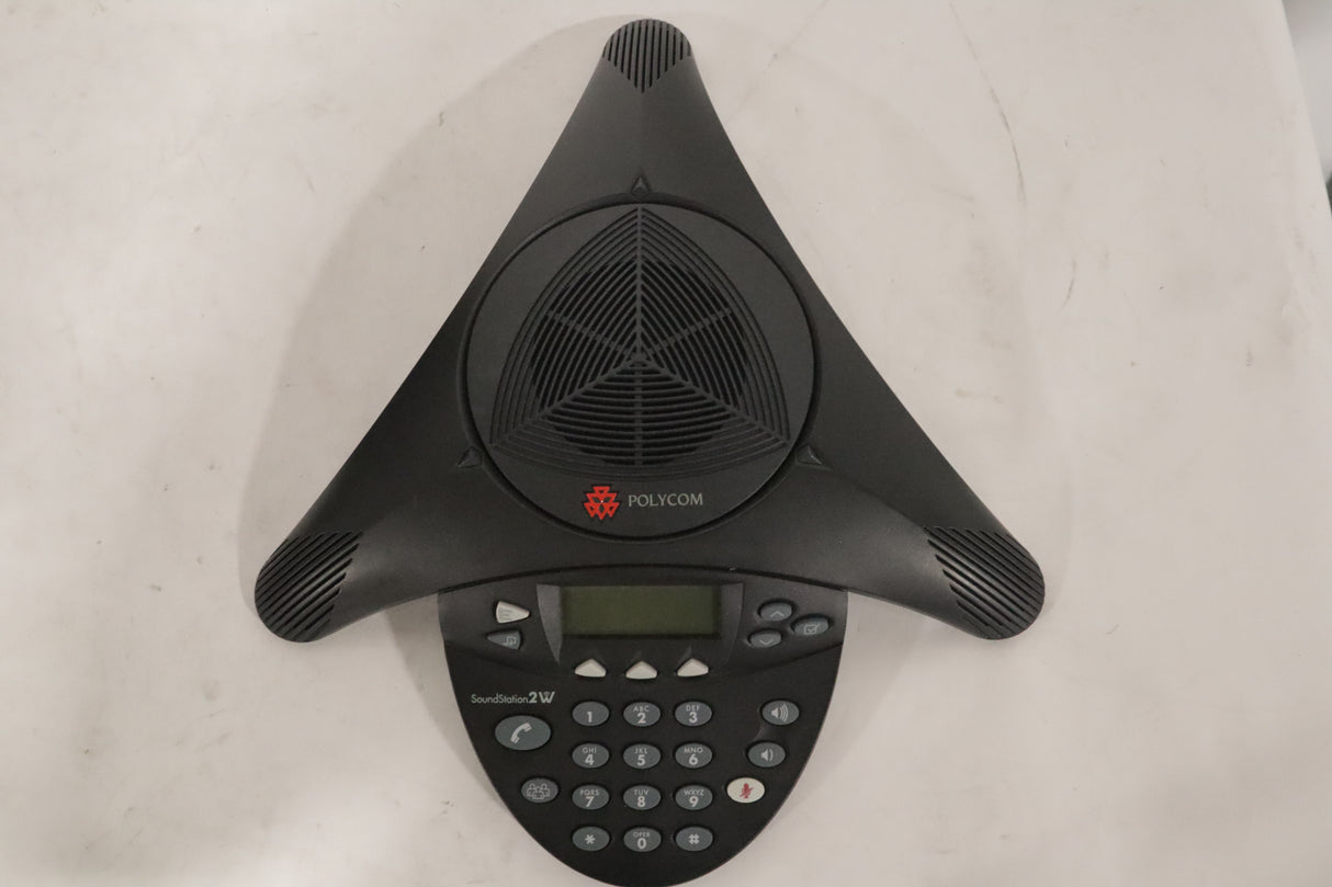 Polycom SoundStation 2W (Non-Expandable) w/ Extended Microphones in Pelican 1550 Hard Case
