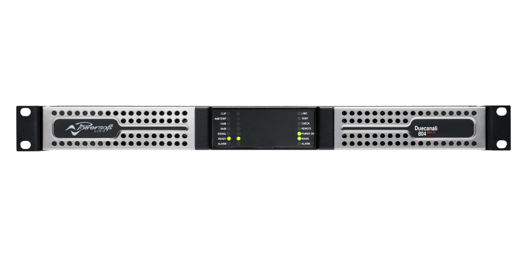 Powersoft DUECANALI 804 DSP+DANTE 2-channel Flexible Amplifier with DSP and Dante™