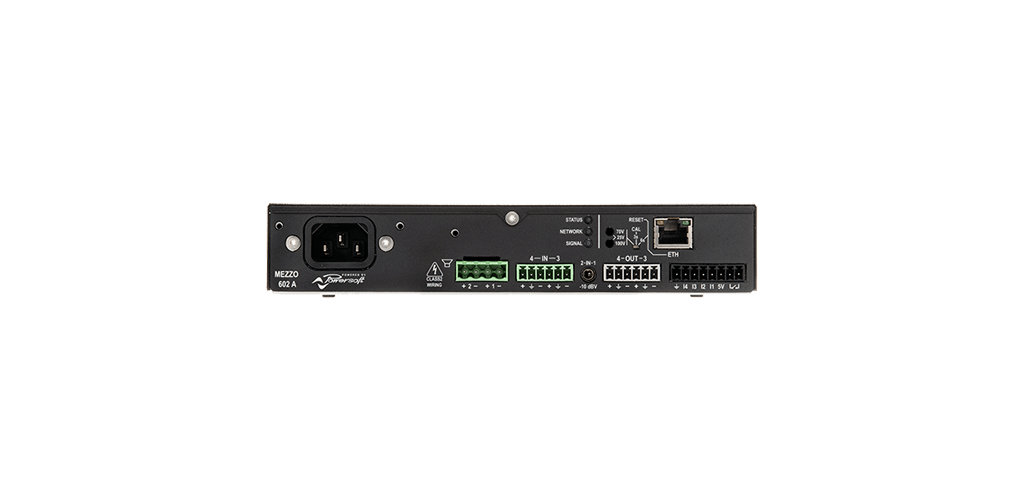 Powersoft Mezzo 602 A Compact 2 channel install amplifier