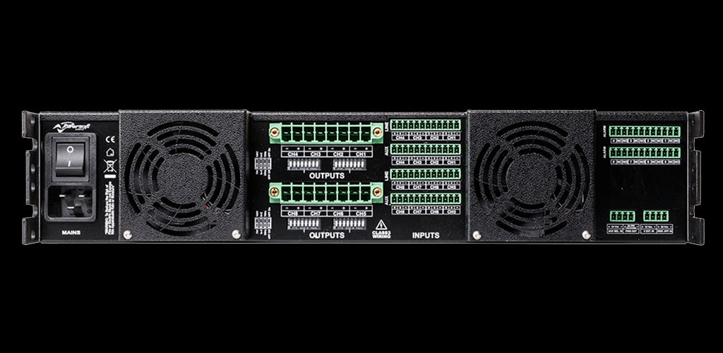 Powersoft OTTOCANALI 8K4 DSP+DANTE Analog 16 x 8-Channel Power Amplifier