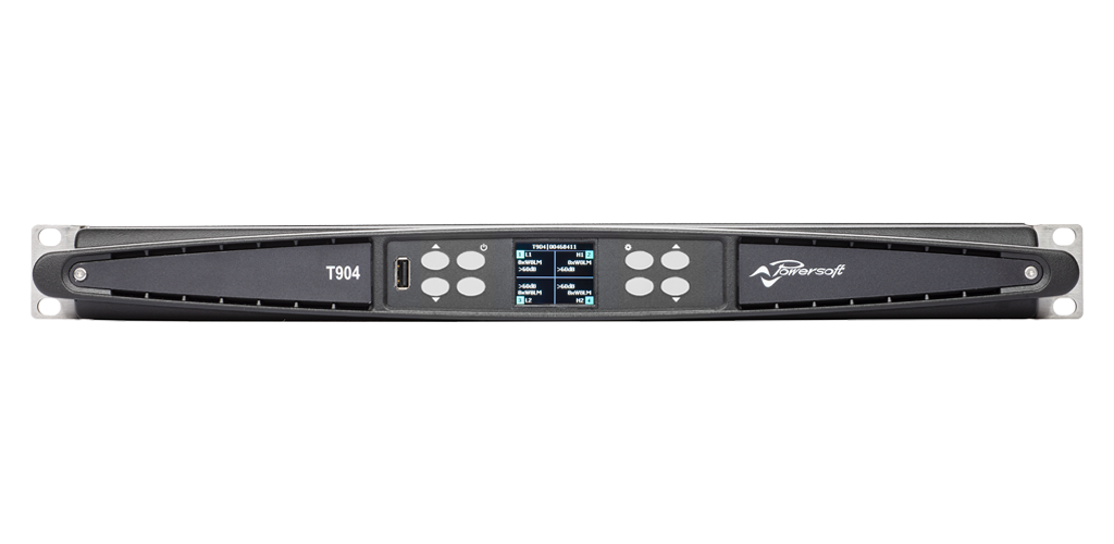 Powersoft T904 A 4-Channel High-Performance Amplifier Platform w/ DSP