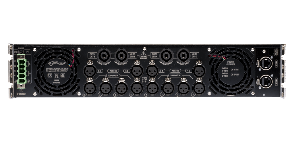 Powersoft X8 DSP+Dante 8-Channel Amplifier with DSP and Dante