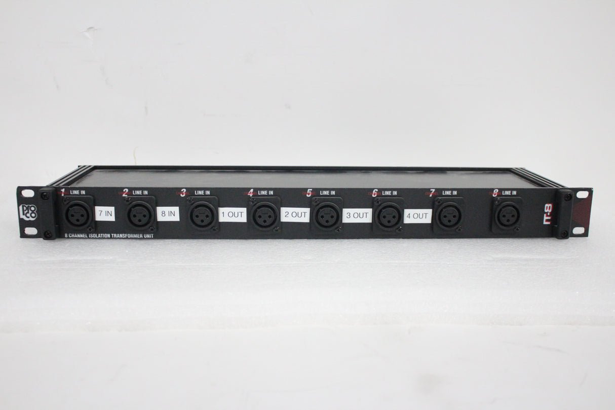 Pro Co IT8 8-Channel Isolation Transformer Unit