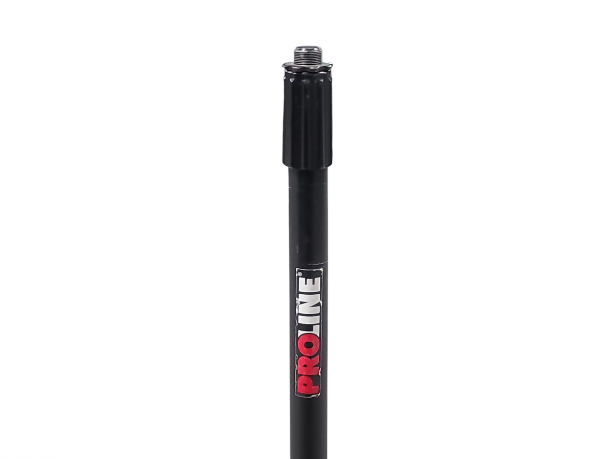 ProLine MS235BK Microphone Stand (Height Range 36" - 60") w/ 9.5" Baseplate