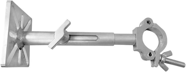 Pro X XT-TC5LEDPA 10-13" LED Wall Mounting Plate to Extension 2" Pole Truss Clamp for Ground Stacking and Hanging