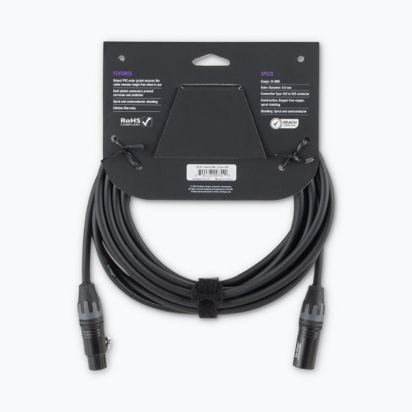 (NEW) On-Stage MC-20 Production-Grade Microphone Cable (XLR to XLR) 20 ft