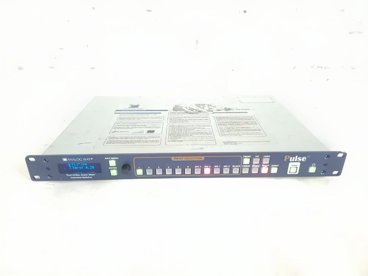 Pulse Dual Hi-Res Scaler Mixer Seamless Switcher (DVI INPUT ISSUE)