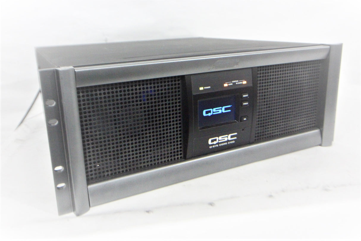 QSC Q-SYS Core 3100 Enterprise System Platform (FOR PARTS - Screen Damage)(1583-290)