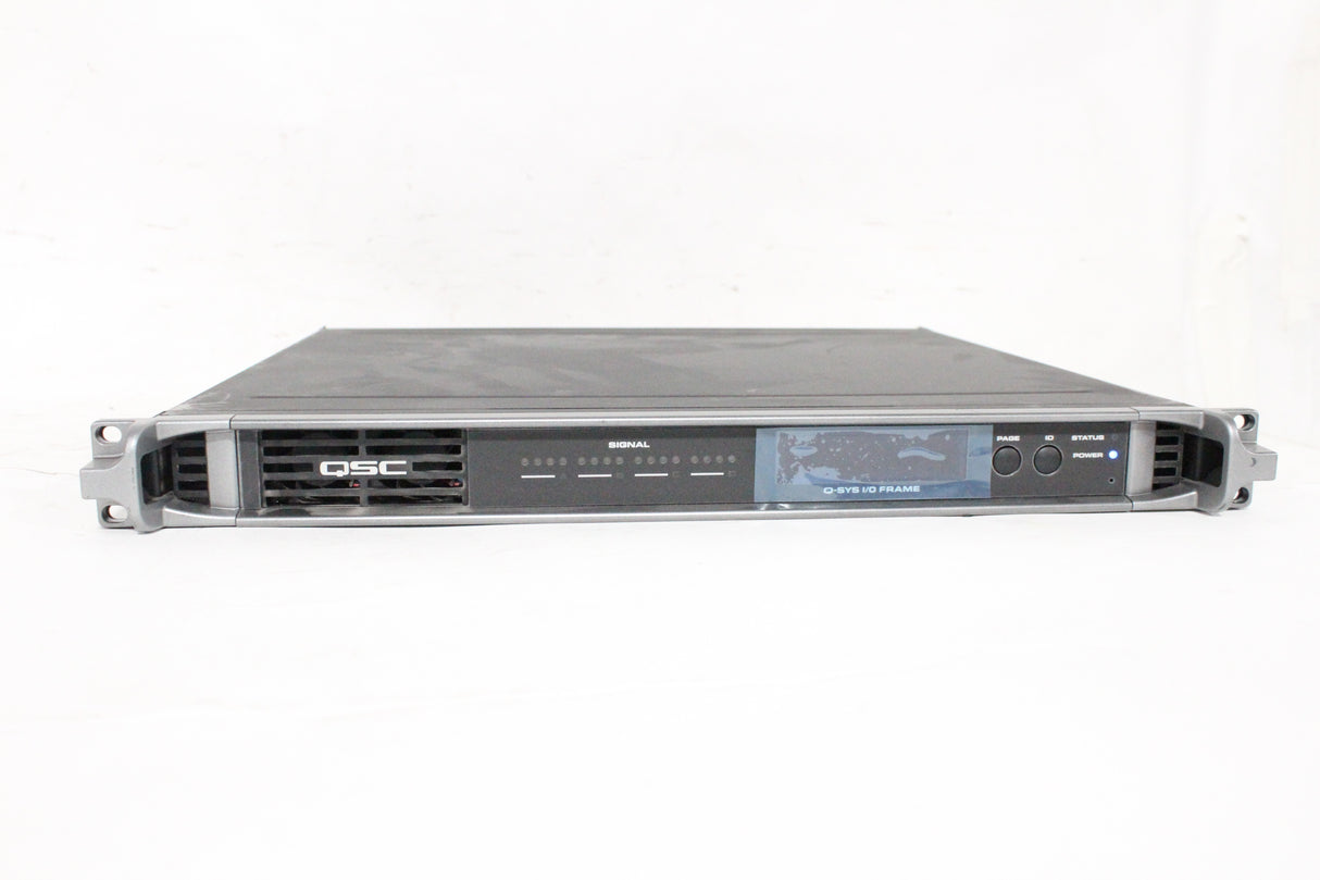 QSC Q-SYS I/O Frame + (3) CIML4 Input Cards