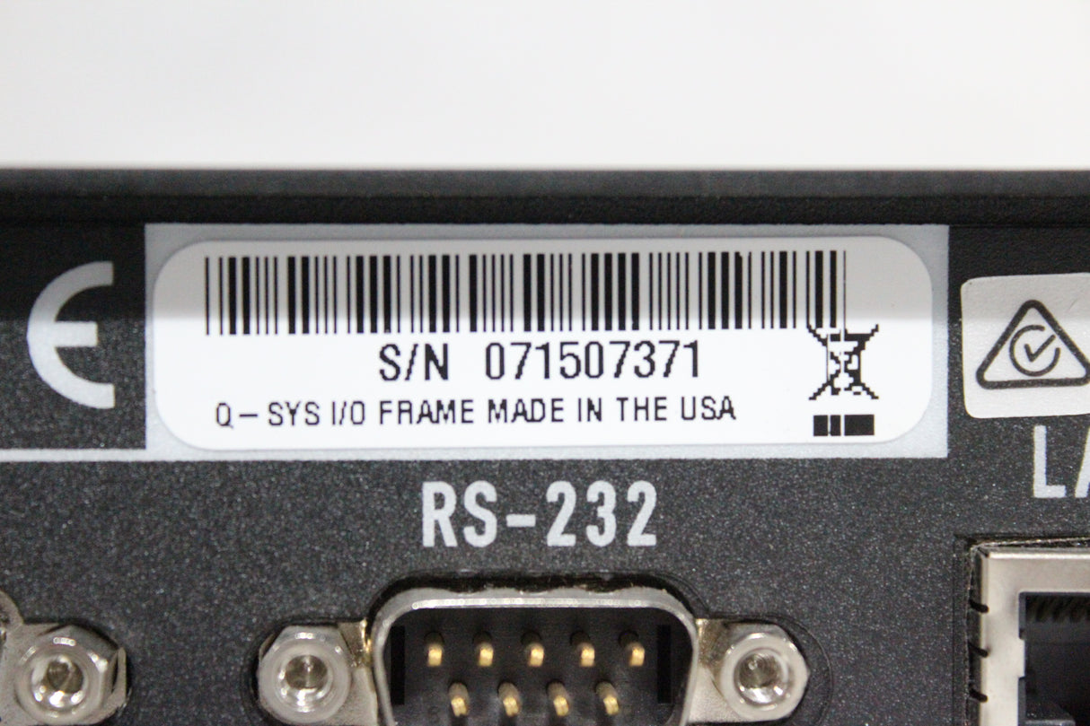 QSC Q-SYS I/O Frame + (3) CIML4 Input Cards